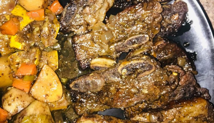 الشورت ريبس البقري فى الفرن فى الكيس الحرارى مع دمدومى