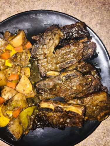 الشورت ريبس البقري فى الفرن مع دمدومى